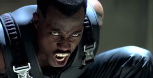 Wesley Snipes as "Blade." (Screenrant.com)